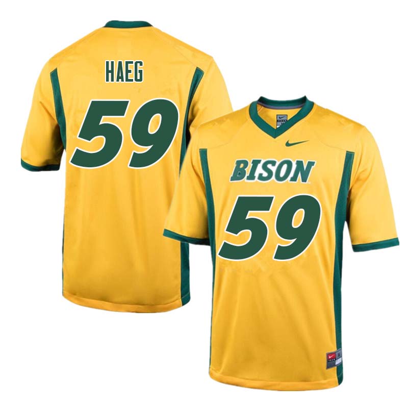 Men #59 Joe Haeg North Dakota State Bison College Football Jerseys Sale-Yellow